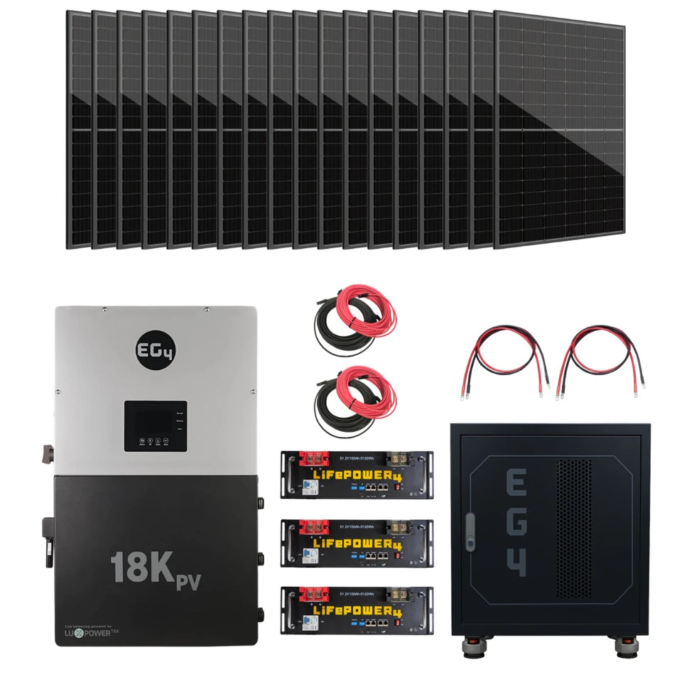 EG4 Hybrid Kit | 18kPV + Server Rack Batteries [KIT-E0006]