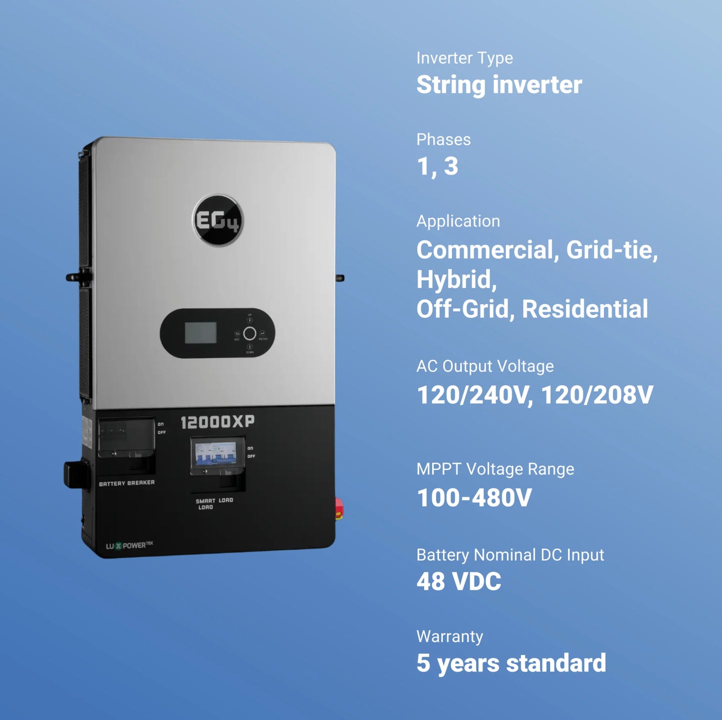 EG4 EG4-12000XP 12kW Off-Grid Inverter/Charger