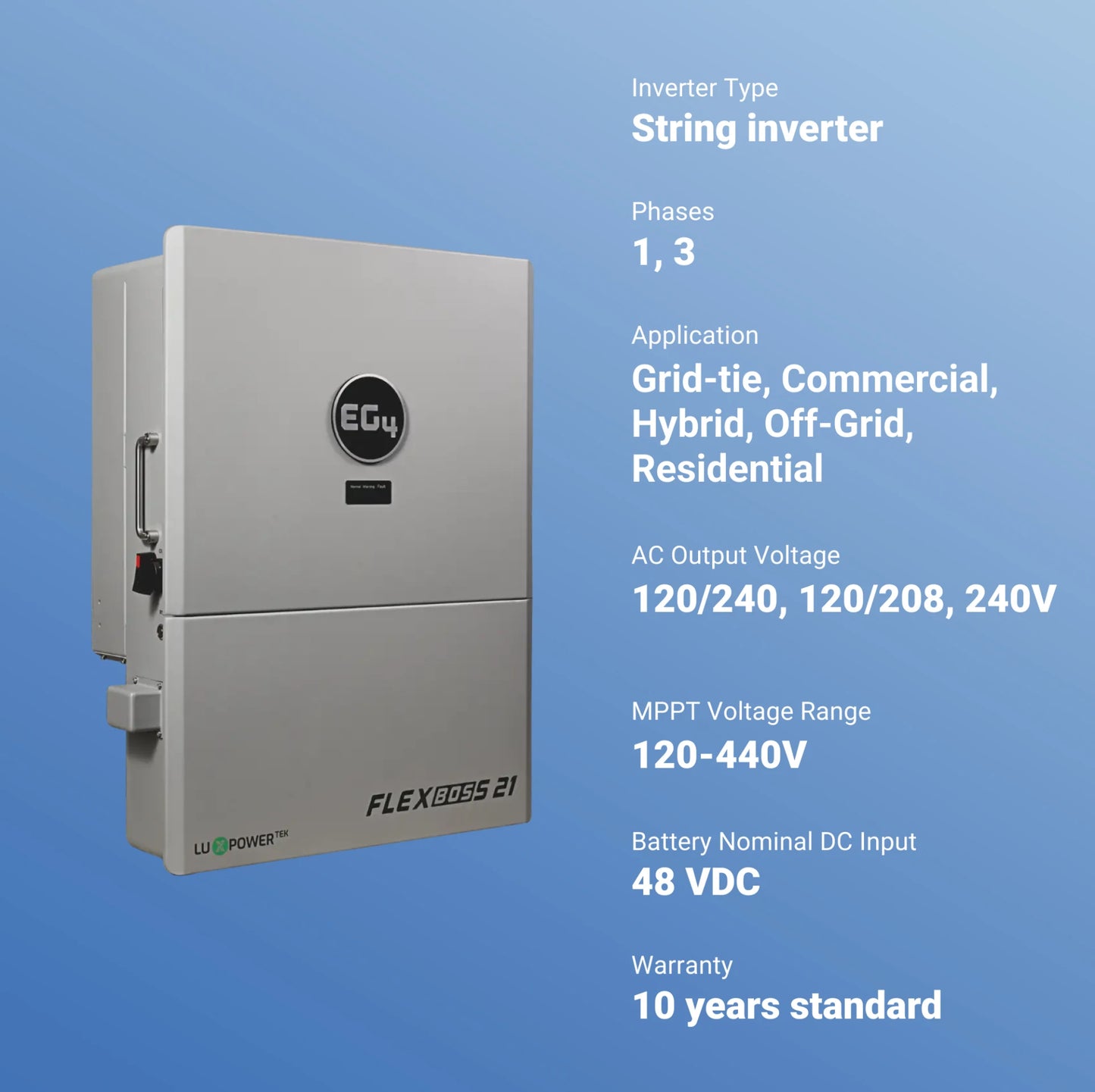 EG4 EG4FLEXBOSS21 16kW Hybrid Inverter/Charger