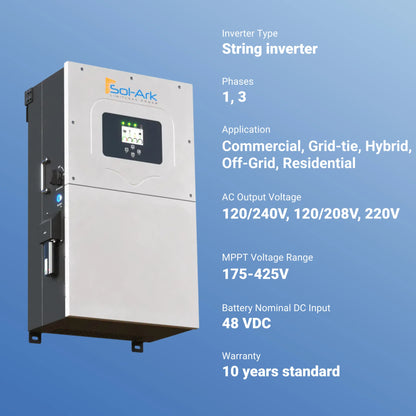 Sol-Ark SA-15K-2P 15.0kW Hybrid Inverter