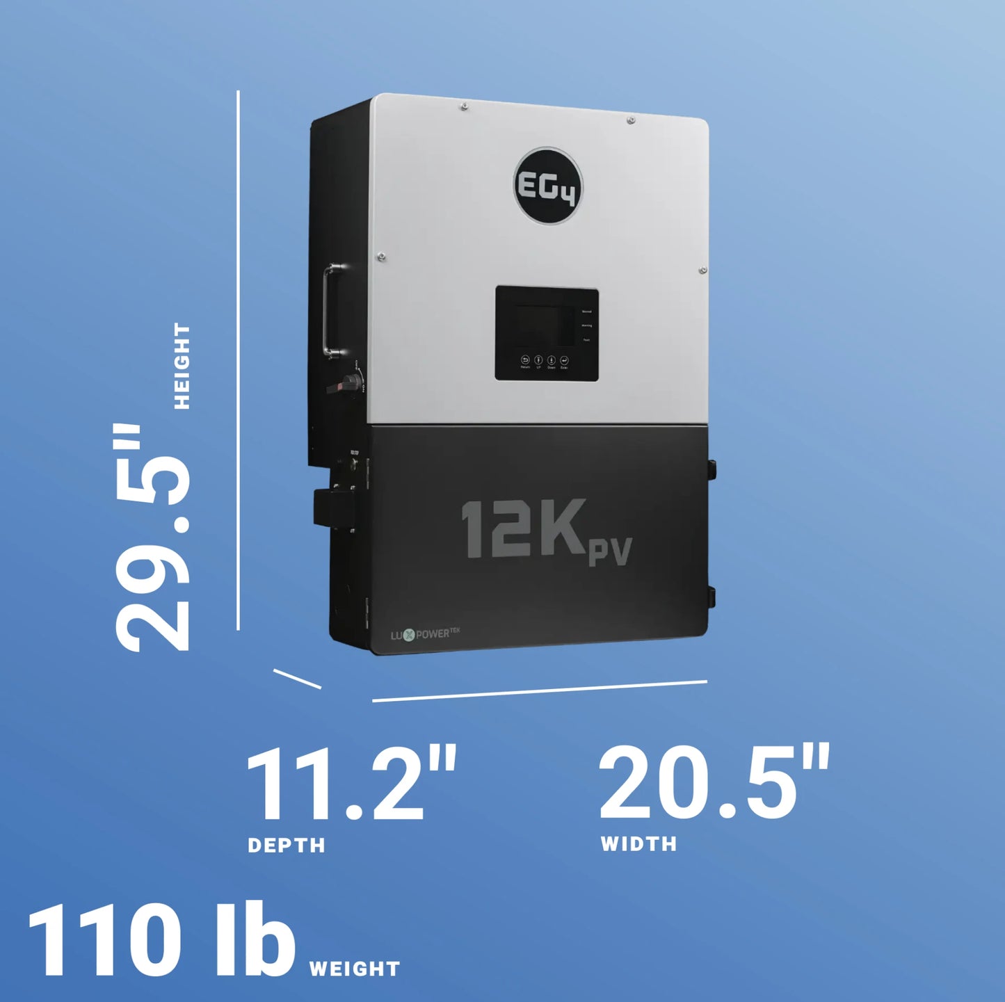 EG4 EG412KPV8LV 8kW Hybrid Inverter/Charger