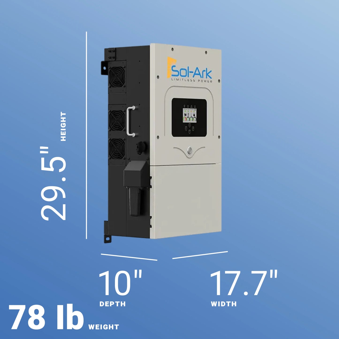 Sol-Ark SA-12K-2P 12kW Hybrid Inverter