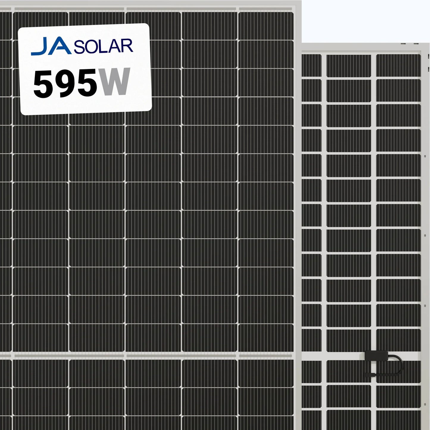 JA Solar 595W Solar Panel 144 Cell Bifacial JAM72D40-595/MB-US