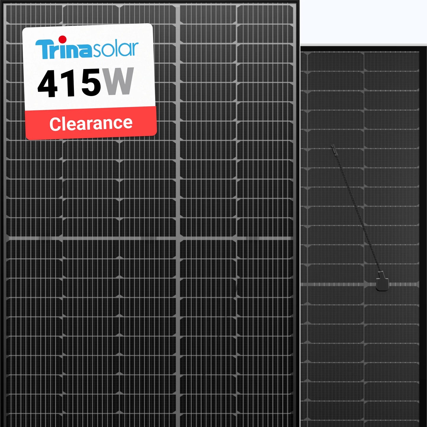 Trina 415W Solar Panel 144 Cell All-Black Bifacial TSM-415NE09RC.05 Clearance