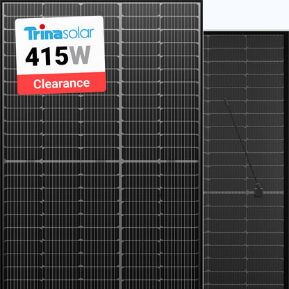 Trina 415W Solar Panel 144 Cell All-Black Bifacial TSM-415NE09RC.05 Clearance