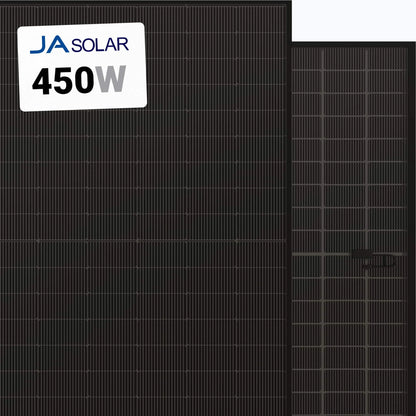 JA Solar 450W Solar Panel 108 Cell All-Black Bifacial JA-54D41-450LB Clearance