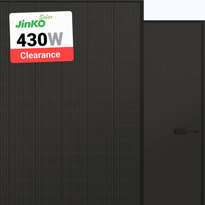 Jinko Solar 430W Solar Panel 108 Cell All-Black JKM430N-54HL4-B Clearance