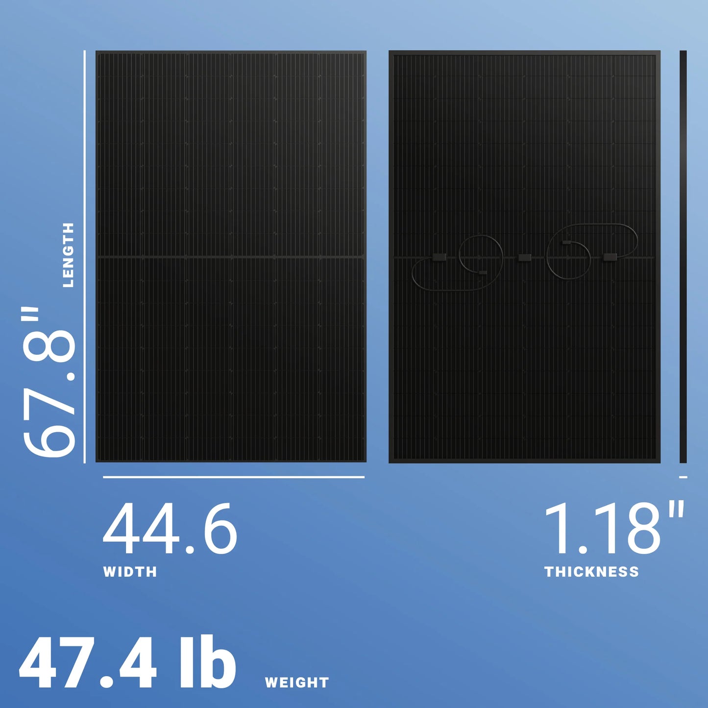 JA Solar 440W Solar Panel 108 Cell Bifacial JA-JAM54-D41-440MB
