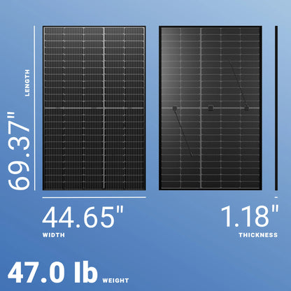 Trina 415W Solar Panel 144 Cell All-Black Bifacial TSM-415NE09RC.05 Clearance