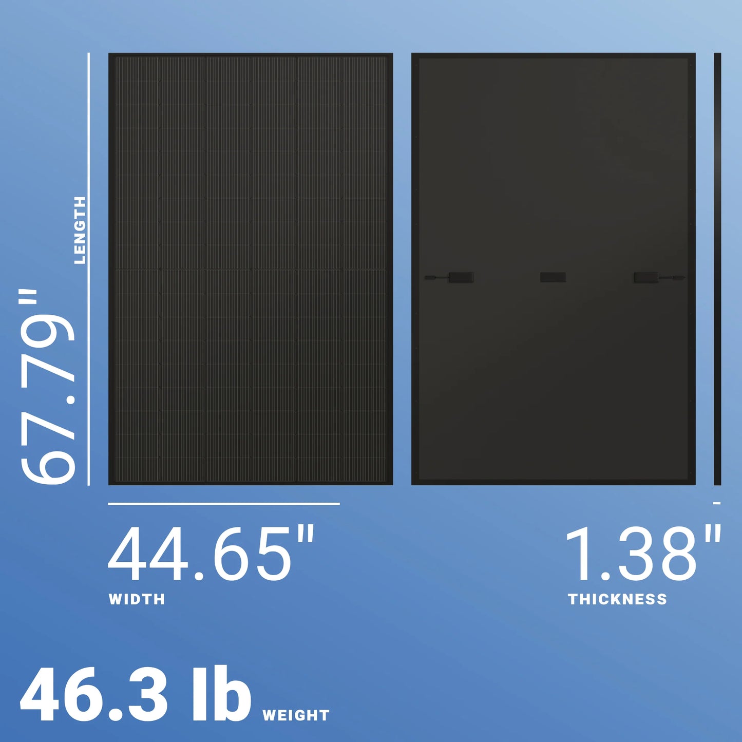 Jinko Solar 430W Solar Panel 108 Cell All-Black JKM430N-54HL4-B Clearance