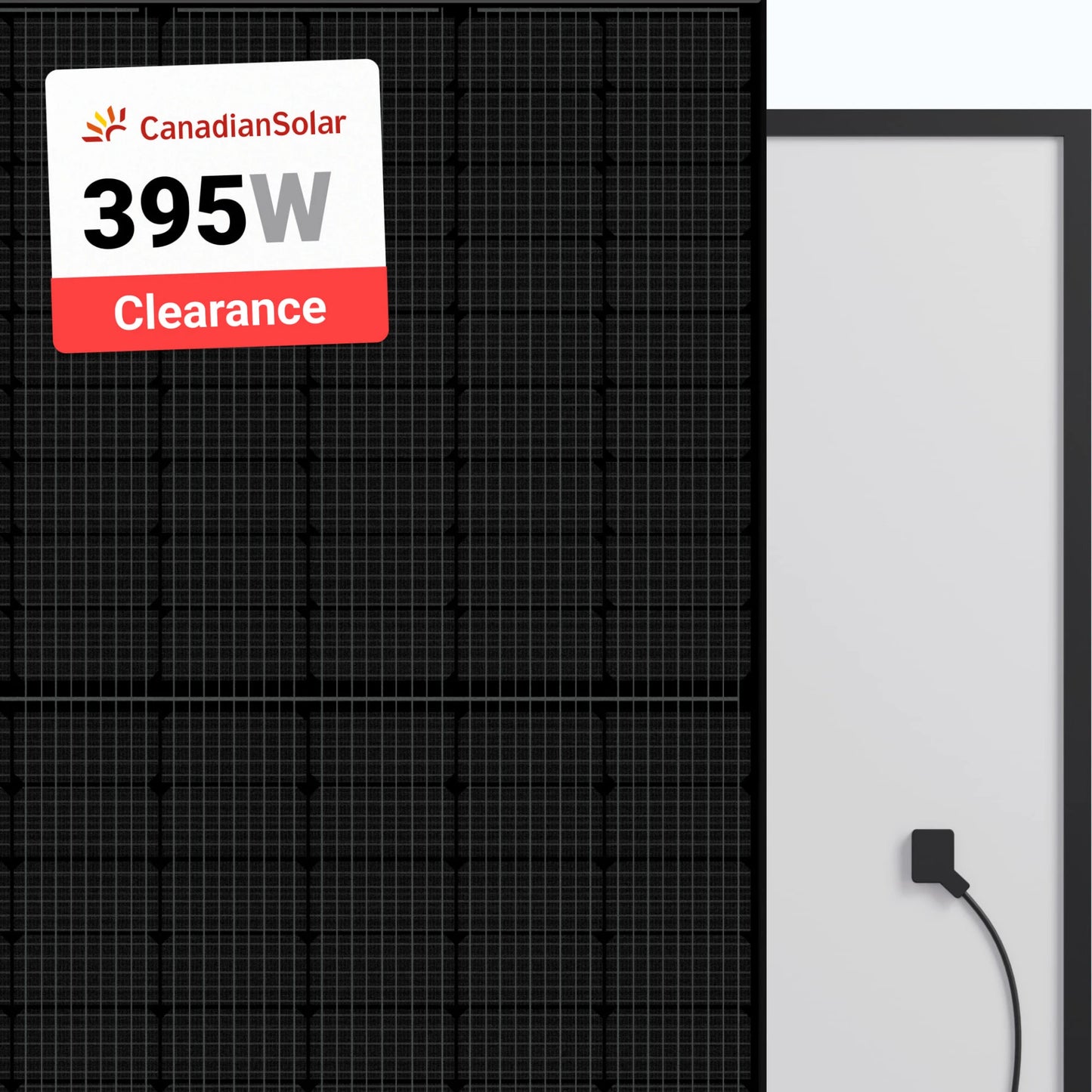 Canadian Solar 395W Solar Panel 108 Cell HiKu6 All-Black CS6R-395MS-HL Clearance