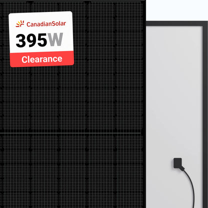 Canadian Solar 395W Solar Panel 108 Cell HiKu6 All-Black CS6R-395MS-HL Clearance
