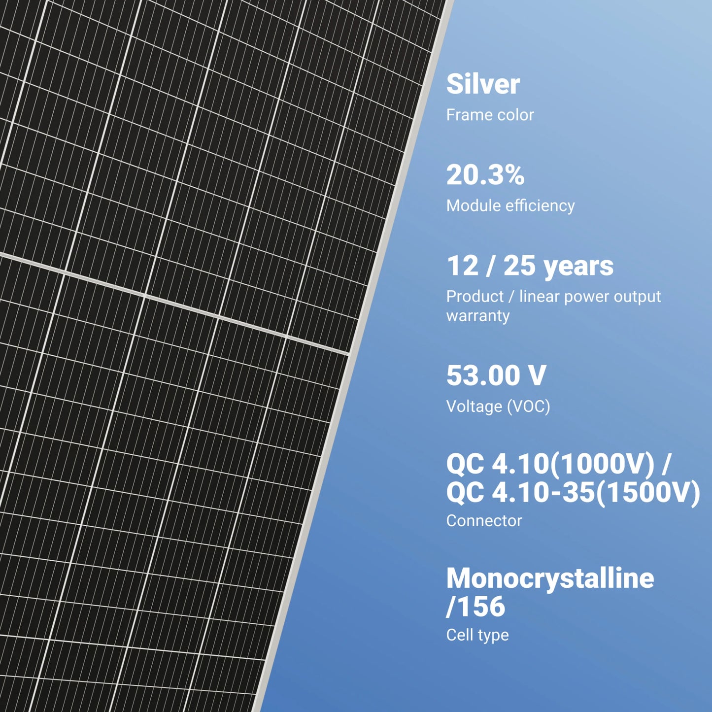 JA Solar 440W Solar Panel 156 Cell JAM78S10-440/MR Clearance
