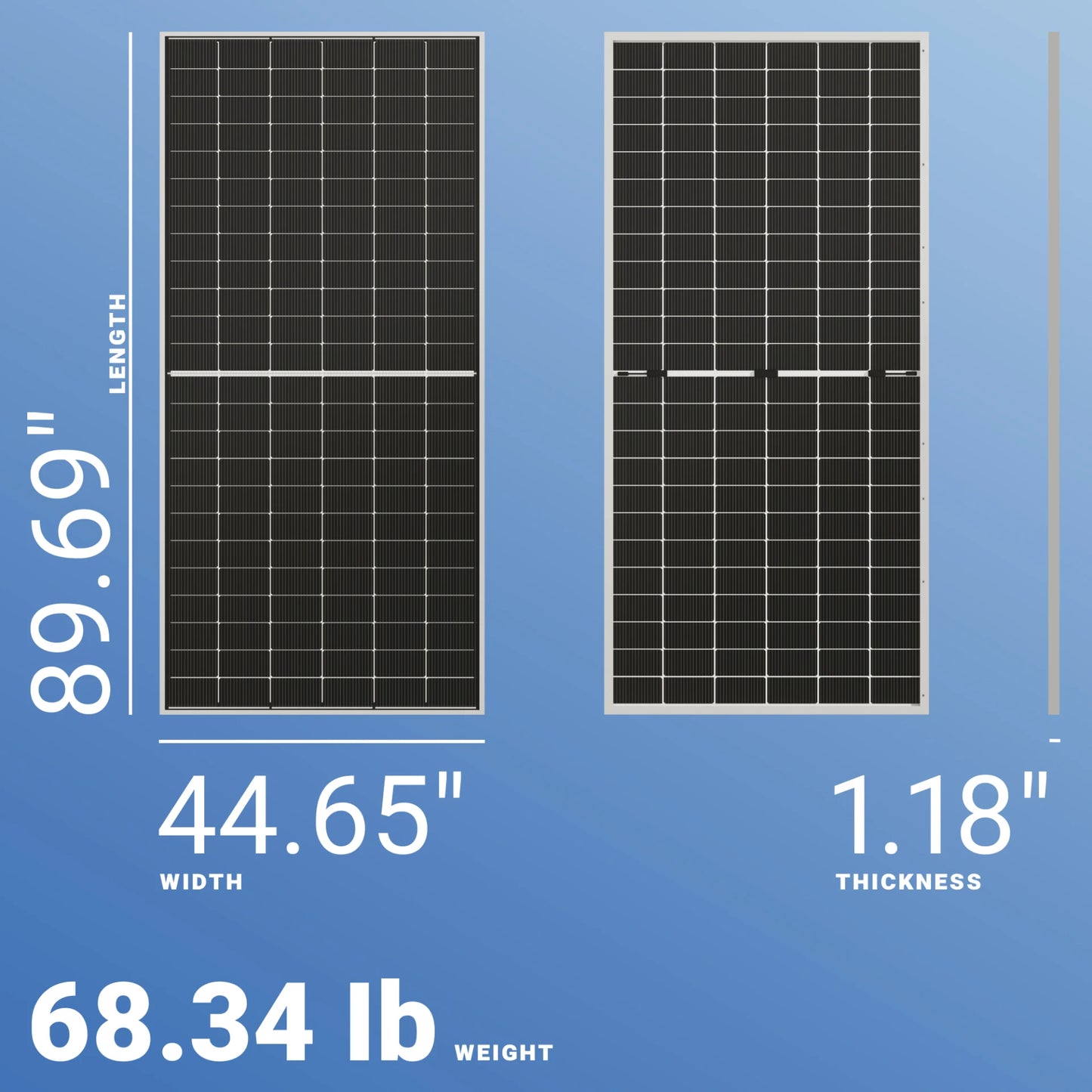Jinko 580W Solar Panel 144 Cells Bifacial JKM580N-72HL4-BDV